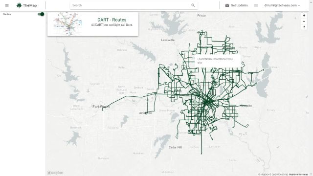 Dart Routes Map